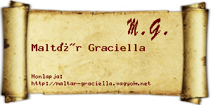 Maltár Graciella névjegykártya